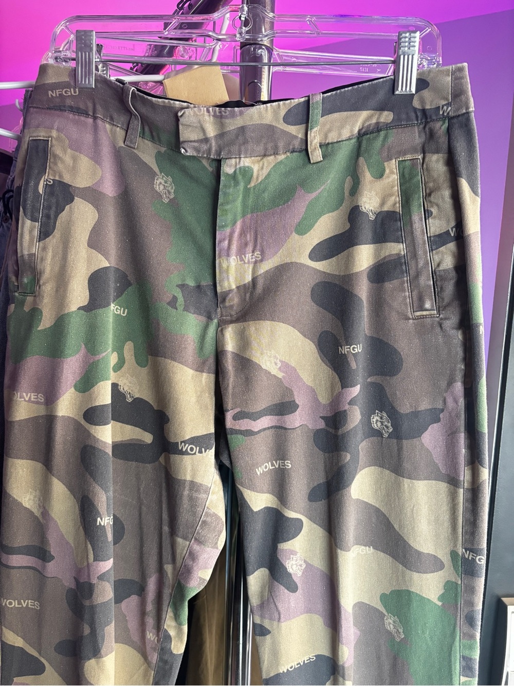 Darc sport wolves NFGU Camouflage Pants - Green & brown Camo